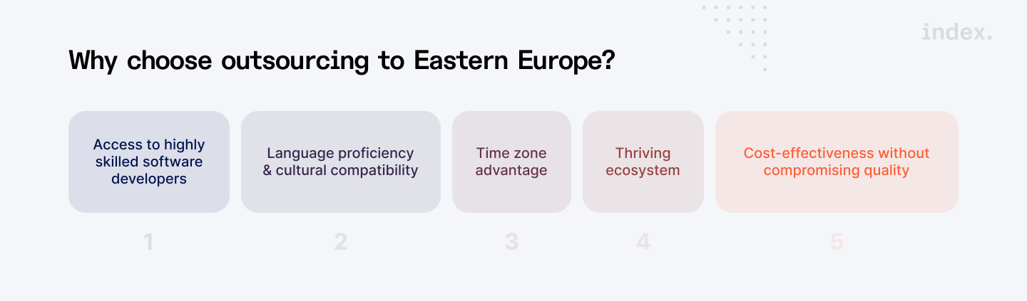 Why outsource developers in Eastern Europe